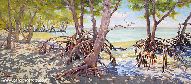 Ten Thousand Islands Mangroves 24" x 54"